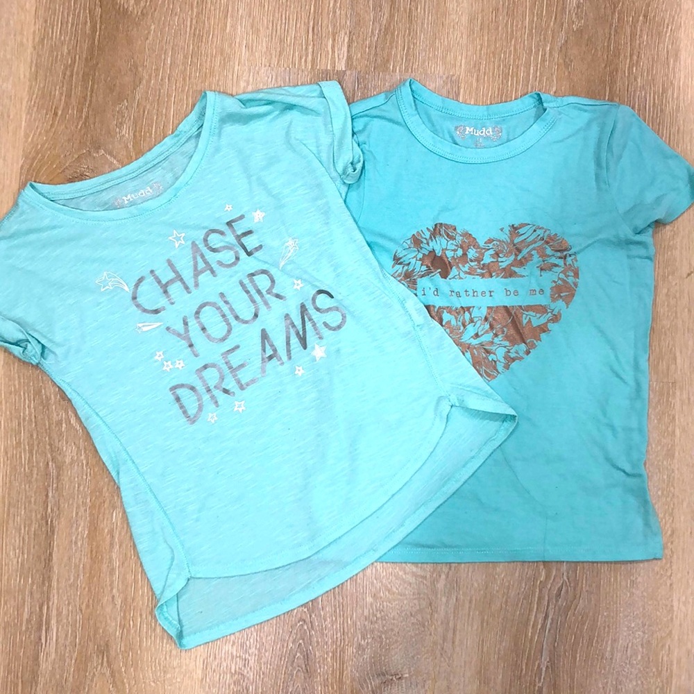 Turquoise 2 pack t shirts